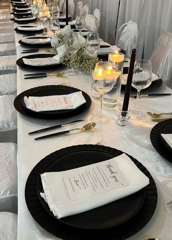 Table Decor Black