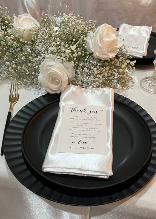 Table setup